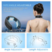 CXLiy Neck Fan, Neck Air Conditioner, 3 Cooling Plates Portable Neck Fan, Hands-Free Around the Personal Fan, Semiconductor Cooling Neck Fan 2 Modes (No Built-in Battery, with 10000mAH Power Bank)…