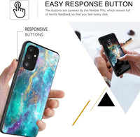 BENTOBEN Samsung Galaxy A13 5G Case, Slim Fit Glow in The Dark Soft Flexible Bumper Protective Shockproof Anti Scratch Non-Slip Cute Phone Cases Cover for Samsung Galaxy A13 5G 6.5", Nebula/Galaxy