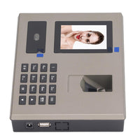Employee Attendance Machine, Biometric Time Attendance 100‑240V Warm Voice Prompt with Warm Voice for Small Business (US Plug)