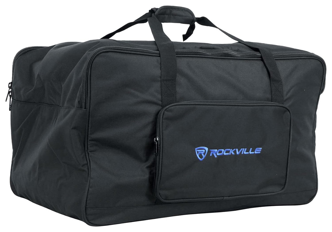 Rockville TB12 Lightweight Rugged Speaker Bag Carry Case for 12" DJ PA Speakers