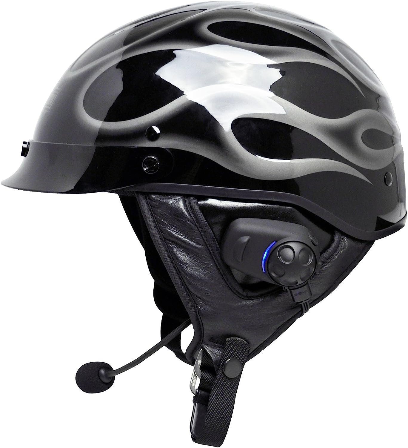 Sena Bluetooth Stereo Headset For Half Helmets - Black