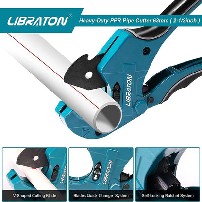 Libraton PVC Pipe Cutter: Up to 2-1/2" – Side View