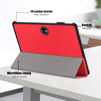 Gylint Case for OnePlus Pad 2023, Folding Folio Ultra-Thin PU Leather Stand Case Cover for OnePlus Pad/Oppo Pad 2 Red