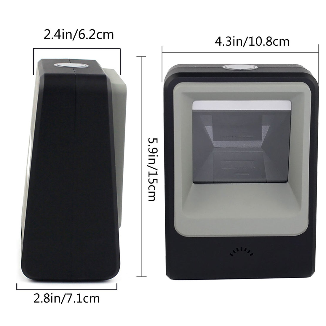 2D Barcode Scanner,Symcode Omnidirectional Hands-free USB Barcode Reader For Mobile Payment Computer Screen Scan