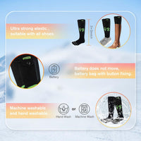 Heated Socks for Men Women, APP Control Battery Heated Socks Rechargeable Washable, Electric Socks Foot Warmer for Hiking Biking Camping Skiing Hunting Outdoor Work, Heating Socks Warm Socks