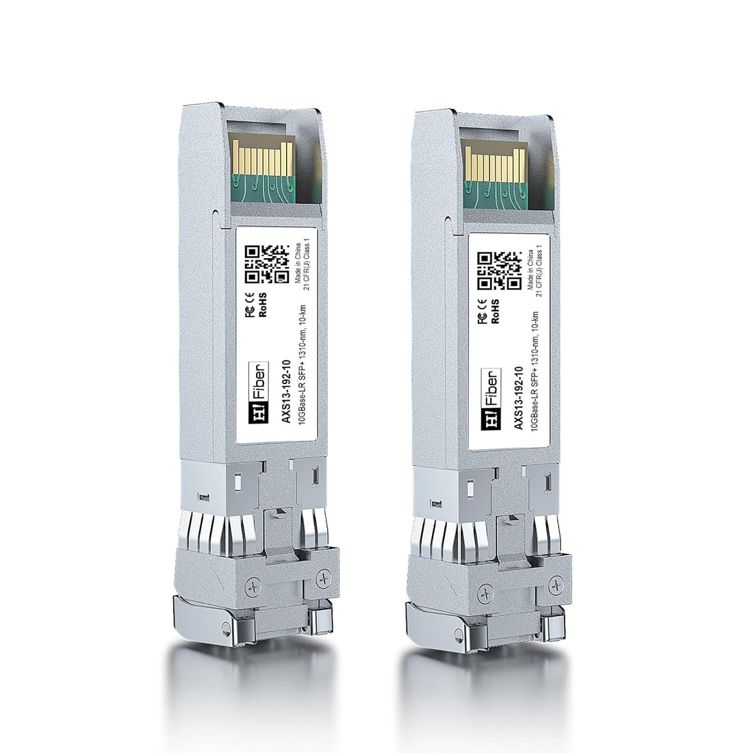 10G Single Mode SFP+ LC Module, 10GBase-LR Fiber Transceiver for Cisco SFP-10G-LR, Meraki MA-SFP-10GB-LR, Ubiquiti UniFi UF-SM-10G, Mikrotik, Netgear, D-Link and More (SMF,1310nm,10km,DDM) 2 Pack