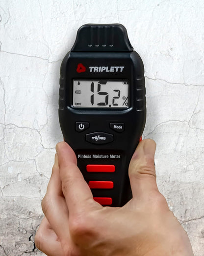 Triplett MS120 Pinless Moisture Meter for Wood and Building – Front View