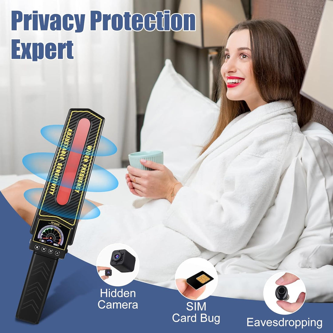 Hidden Camera Detectors Bug Detector, GPS Tracker Detector Anti Spy Detector