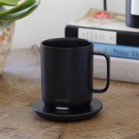 Ember Temperature Control Smart Mug 2 Charging Coaster, Black - New and Improved Design (Black)