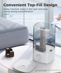 BREEZOME 4L Humidifiers for Bedroom