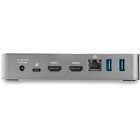 StarTech.com Dual HDMI Monitor USB-C Docking Station w/ 60W Power Delivery - Mac & Windows - 1x USB-C & 3X USB-A - GbE - 1080p (DK30CHHPD)