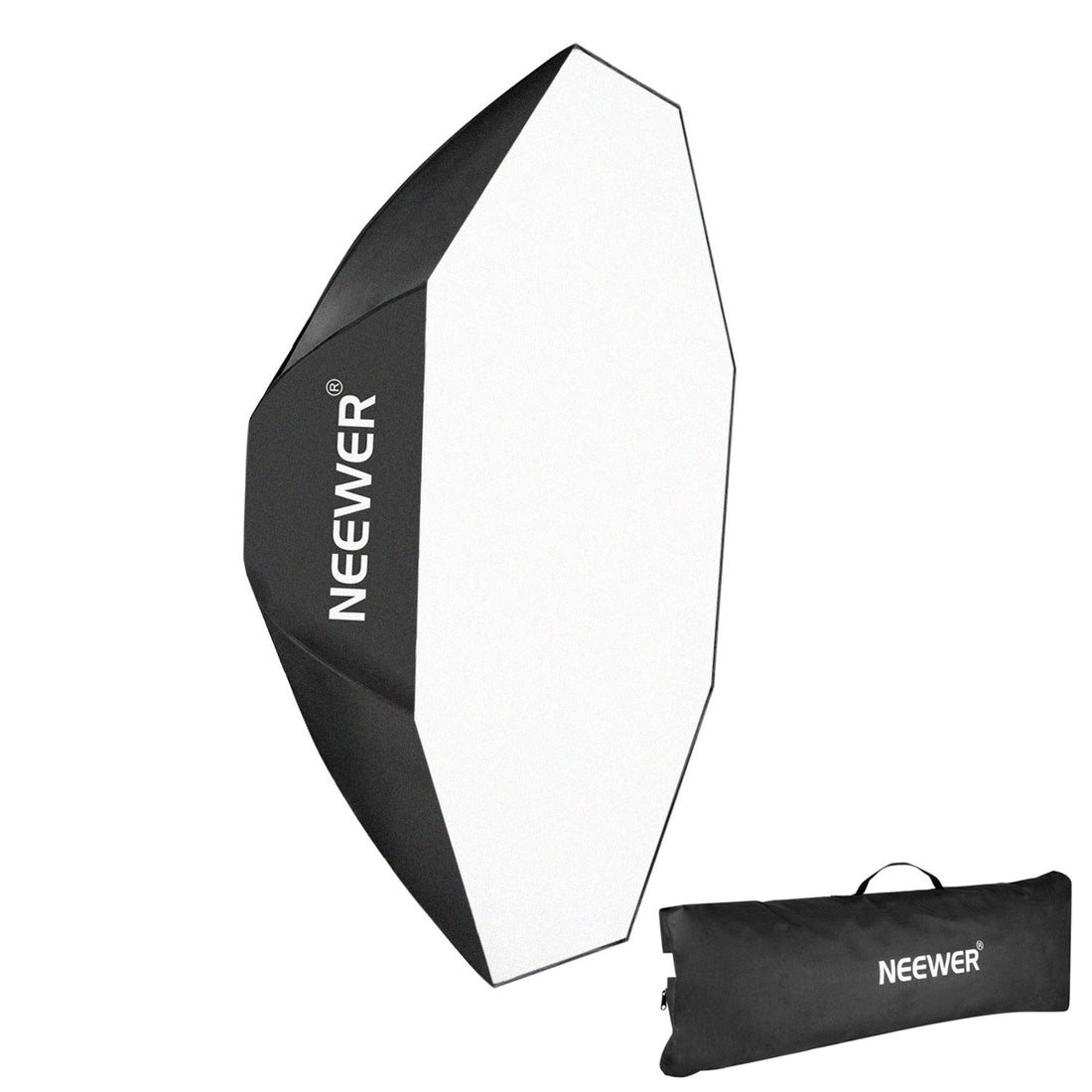 Neewer Photography Studio 24 inches/60 centimeters Octagonal Silver Reversible Softbox Diffuser for Hensel Basic, Contra, EH Porty, EH Flash, Expert, Integra Series and Richter Monolights