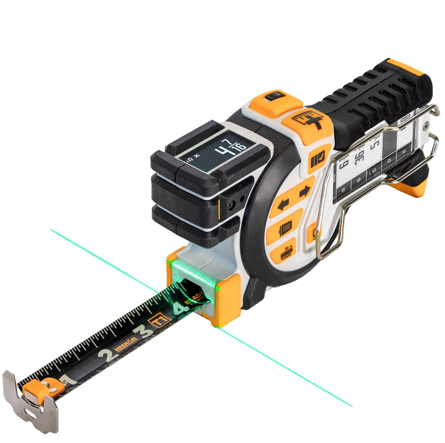Measuring Reekon: REEKON T1 Tomahawk Digital Tape Measure – Front View