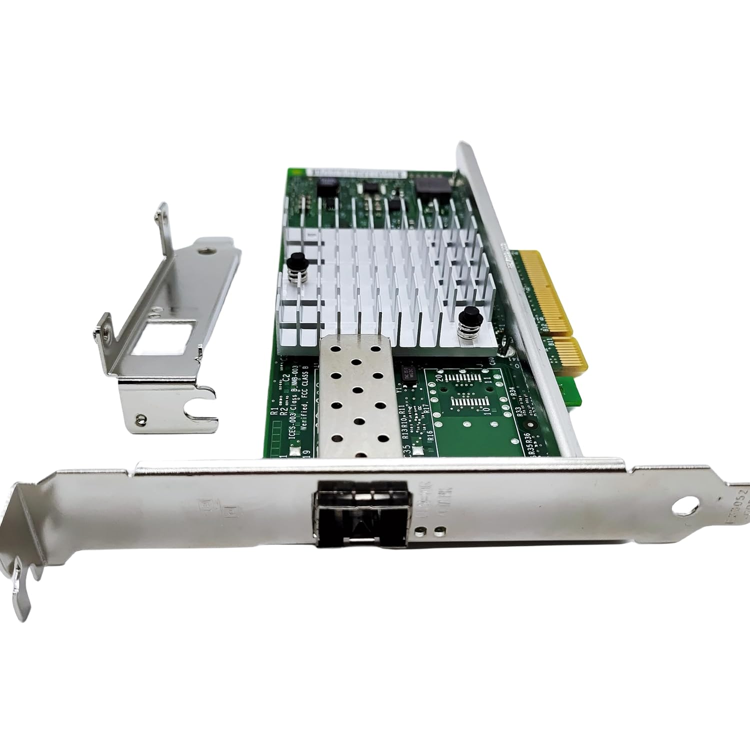SVNXINGTII 10GB Dual SFP PCI-e NIC Network Card，X520-DA1 with Intel 82599EN Controller，E10G41BTDA，Ethernet LAN Adapter 10Gbps，Support Windows Server/Windows/Linux/Vmware (X520-DA1)