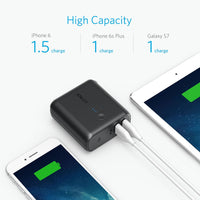 Anker PowerCore Fusion 5000 2-in-1 Power Bank and Wall Charger, AC Plug with 5000mAh Capacity, PowerIQ Technology, for iPhone, iPad, Android, Samsung Galaxy and More