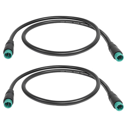 2PCS 5 Pin Male to Male Ebike Extension Cable for Julet – Front View