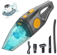 AUGMIRR Dust Buster Upgrade Handheld Vacuum Cordless Rechargeable Handheld Vacuums 12000PA-14000PA High Power with Power Display for Car, Home, Office, Pet Hair Travel Cleaning Wet and Dry Use