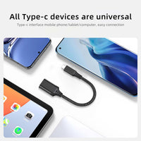 USB C to USB Adapter, Type C Thunderbolt 3 Male to USB A 3.0 Female OTG Converter for iPhone 15 Pro Max Plus,MacBook