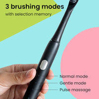 BLAQ Sonic Toothbrush Rechargeable Lightweight IPX7 Waterproof Extra Long Battery Life