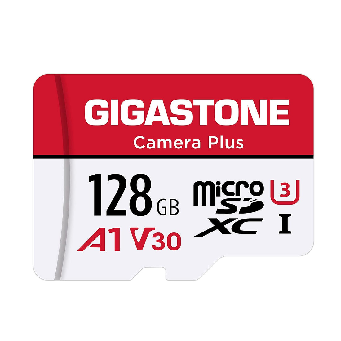 [Gigastone] 128GB Micro SD Card, Camera Plus, UHS-I U1 Class 10 Micro SDXC Card with SD Adapter High Speed Memory Card UHS-I Full HD Video Nintendo Switch Dashcam GoPro Camera Canon Nikon Drone