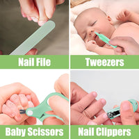Nasal Aspirator for Baby Electric Nose Aspirator for Toddler Baby Nose Aspirator Adjustable 6 Levels of Suction Automatic Nose Cleaner with Nail Clippers, Scissors, Nail Files, Tweezers for Newborns