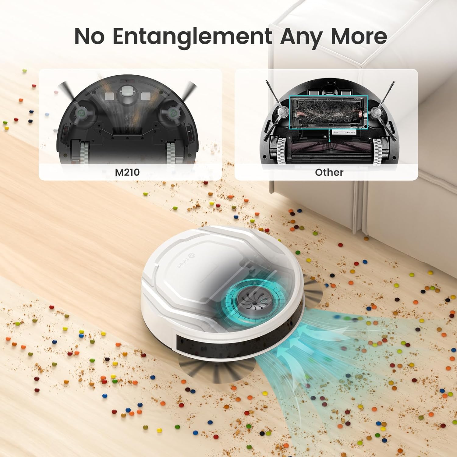 Lefant Robot Vacuum: M210 Strong Suction 120-Minute Runtime – View 14