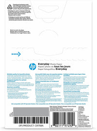 HP Everyday Photo Paper Glossy (4x6 100 sht)"