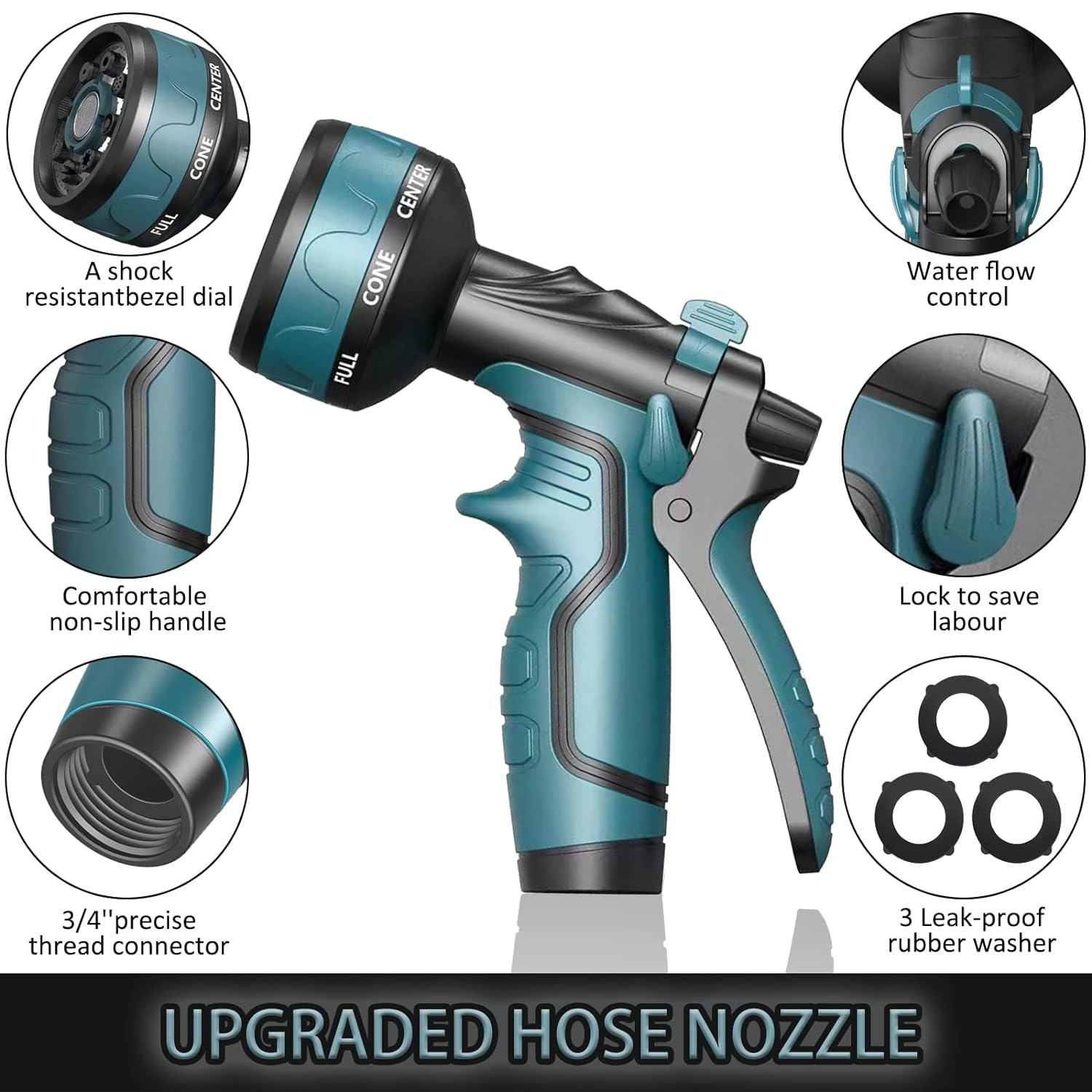 Garden hose nozzle