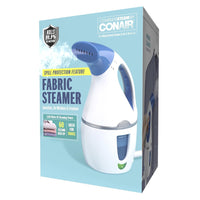 Conair Complete Steam Hand Held Fabric Steamer; Great for Travel and Touch Ups ~ Perfect for Small Spaces; White / Blue