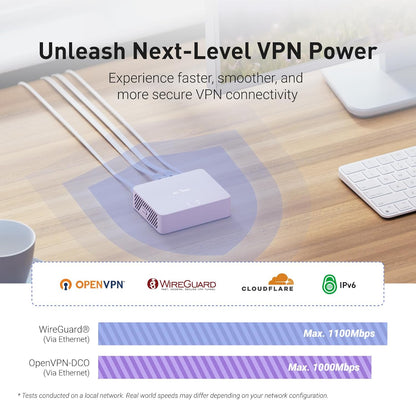GL.iNet GL-MT5000 Brume 3 Wired VPN Security Gateway NO – Close-up Detail