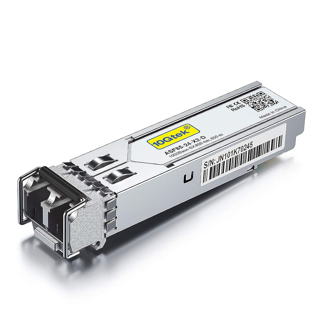 10Gtek for Juniper QFX-SFP-1GE-SX, 1.25Gb/s SFP Transceiver Module MMF, 850nm, 550m