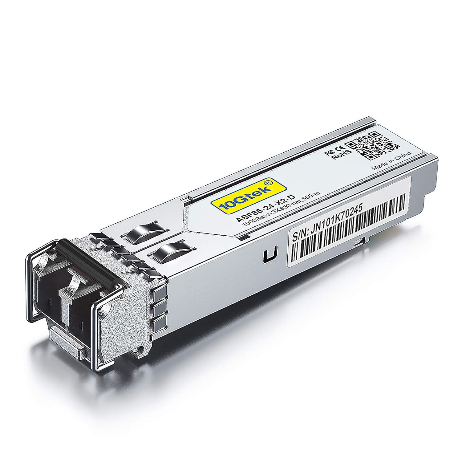 10Gtek Cisco Compatible GLC-T SFP-GE-T Gigabit RJ45 Copper SFP Transceiver Module 1000Base-T For Cisco SFP-SX: 550m