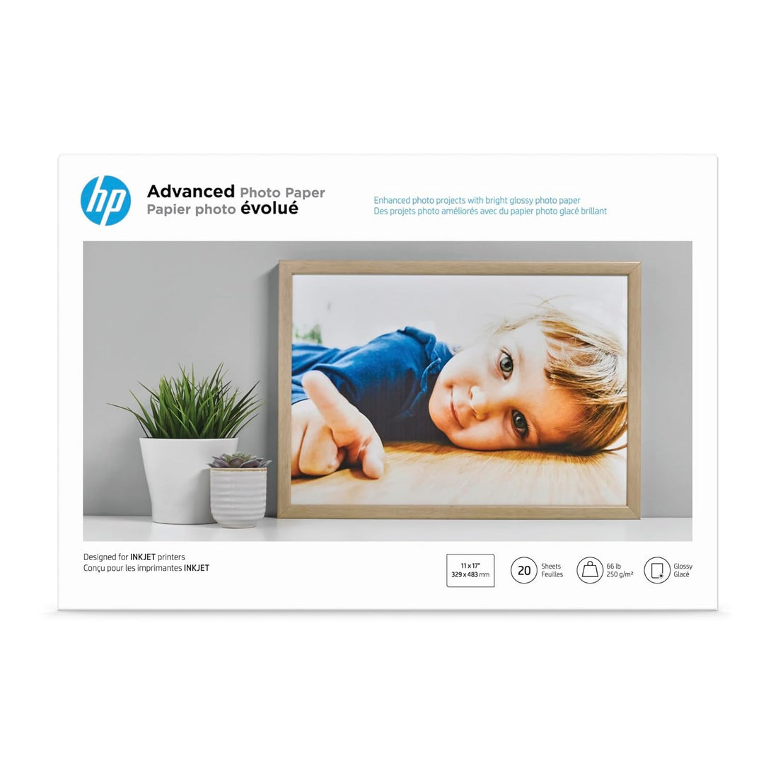 HP Advanced Photo Paper Glossy 13 x 19 Inches 20 Sheets (CR696A)