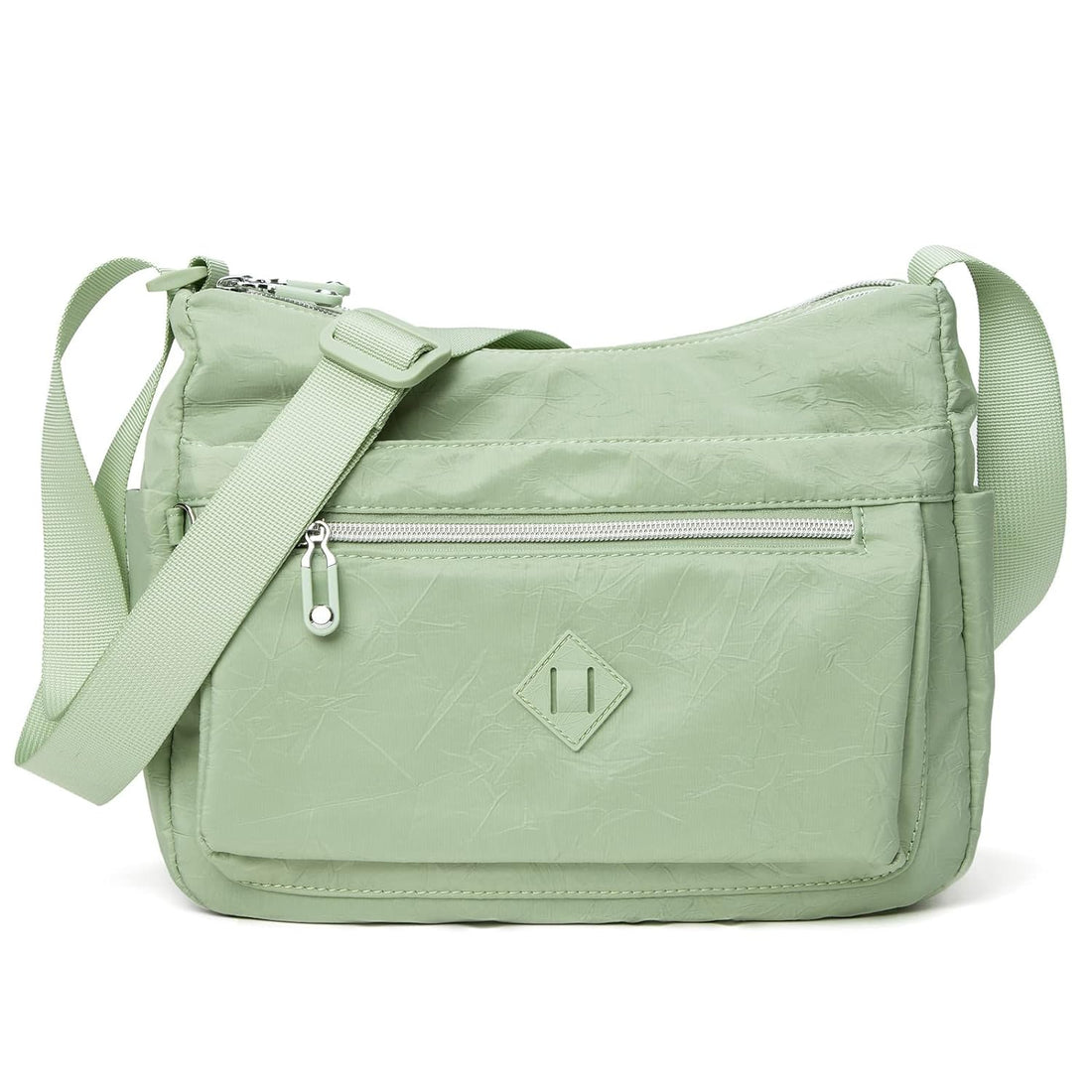 ETidy Crossbody Bag For Women Waterproof Lightweight Casual Shoulder Handbag Purse Bookbag, L Size Green, Large