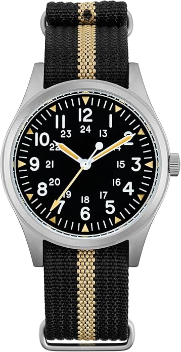 TACTICAL FROG Militado ML07 36mm Field Watch VH31 Japan – Front View