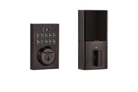 Kwikset 99130-009 Smartcode 913 Contemporary Electronic Deadbolt Featuring Smartkey In Venetian Bronze