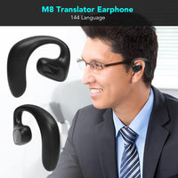 knitting machine M8 Language Translator Earbuds, 144 Languages Ergonomic Design USB Power Supply Smart Translator Device, Portable Translator Earbuds