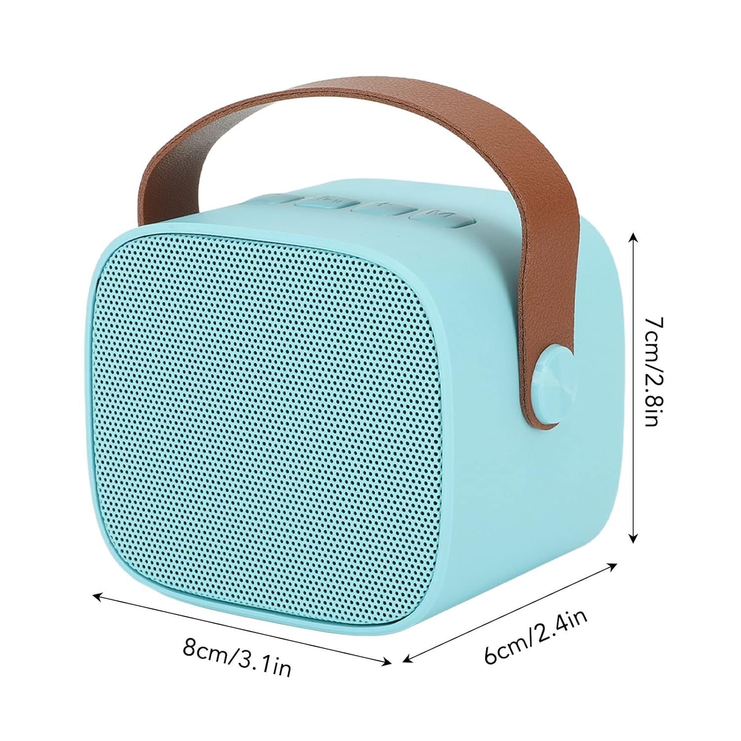 Mini Karaoke Machine, Stable Transmission Kids Portable Bluetooth Speaker Machine for Speech (Blue)
