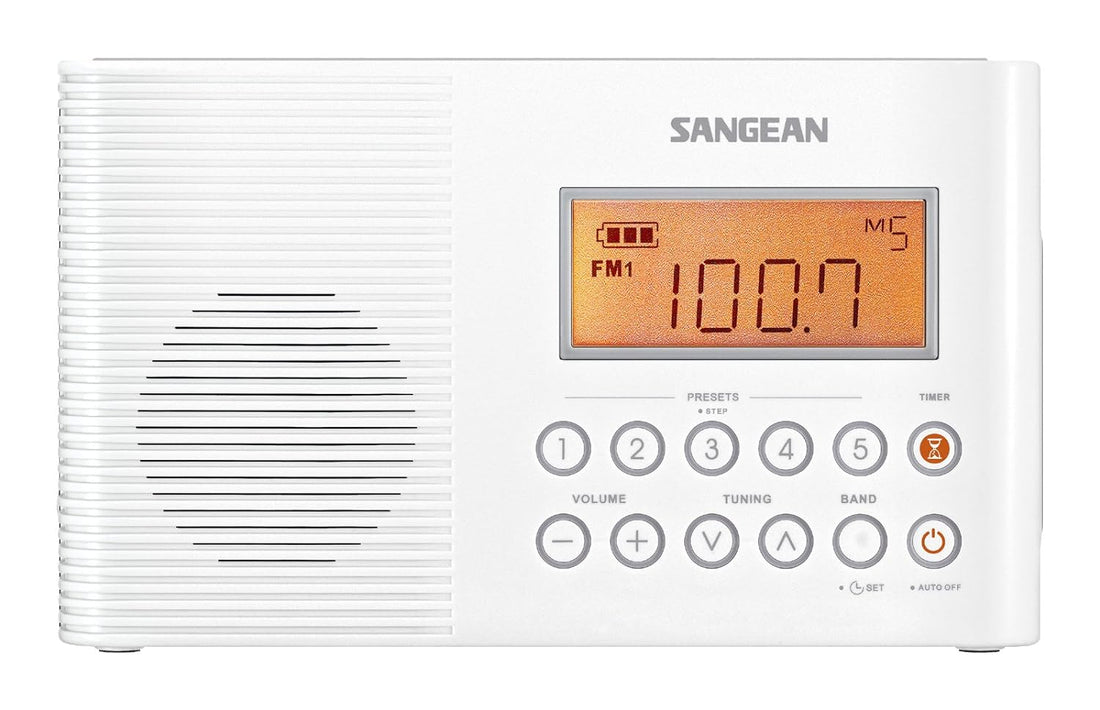 Sangean H201 AM/FM Digital Shower Radio
