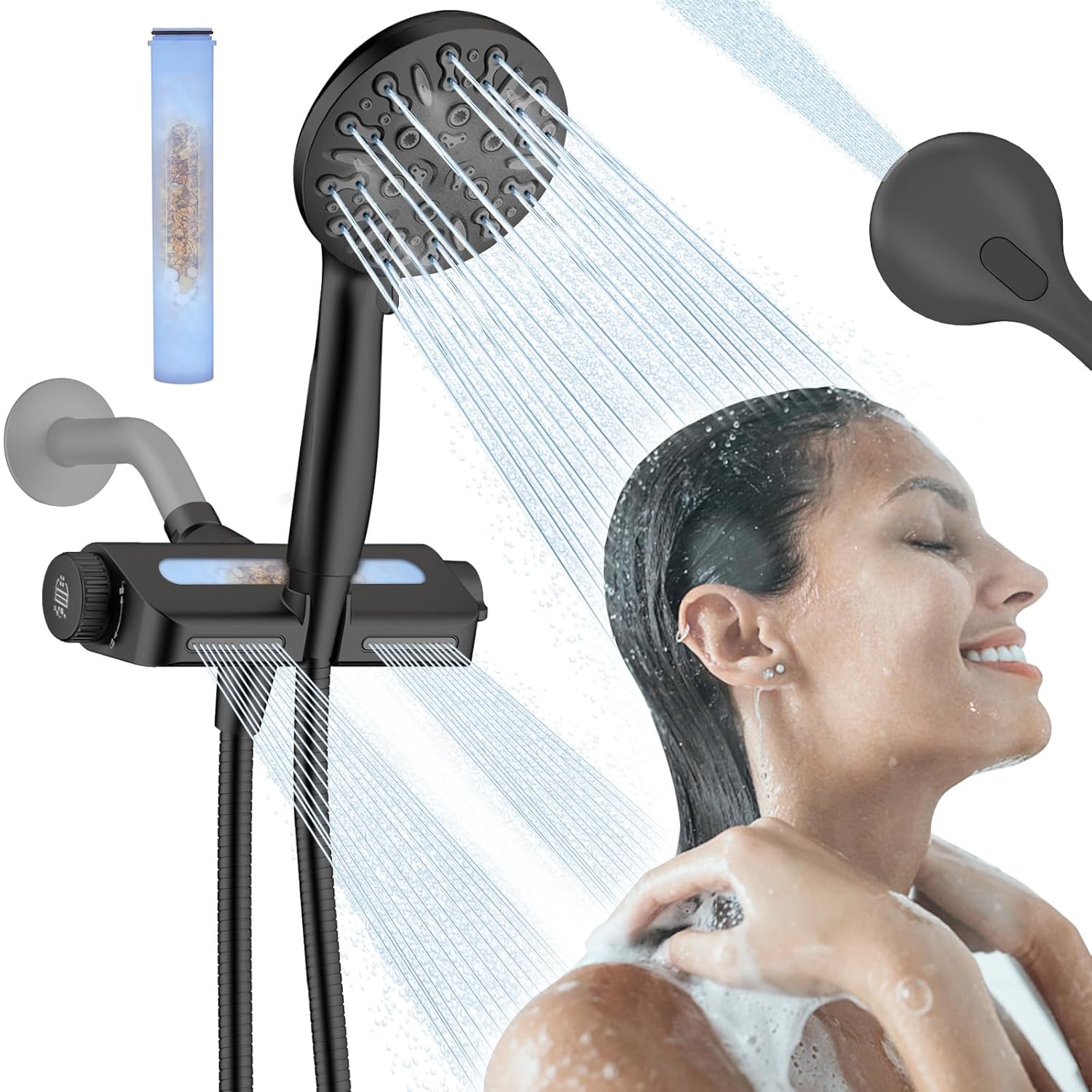 Home Improvement  Kitchen & Bath Fixtures  Bathroom Fixtures  Showers  Handheld Showers