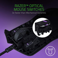 Razer Viper Ultralight Ambidextrous Wired Gaming Mouse: 2nd Gen Razer Optical Mouse Switches - 16K DPI Optical Sensor - Chroma RGB Lighting - 8 Programmable Buttons - Drag-Free Cord - Quartz Pink