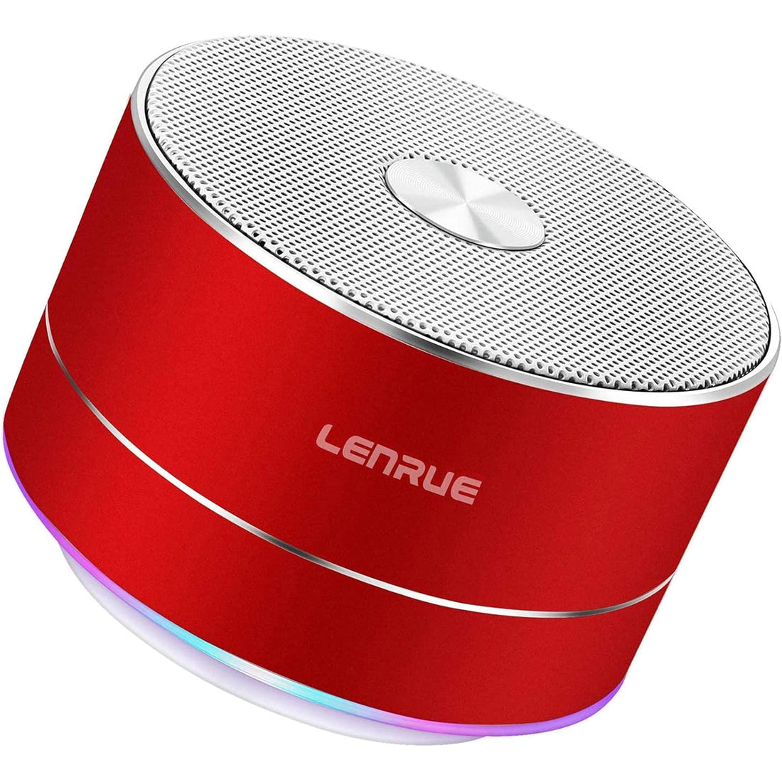 LENRUE Portable Wireless Bluetooth Speaker with Built-in-Mic,Hands Call,AUX Line,TF Card for iPhone Ipad Android Smartphone and More (Shine Red)