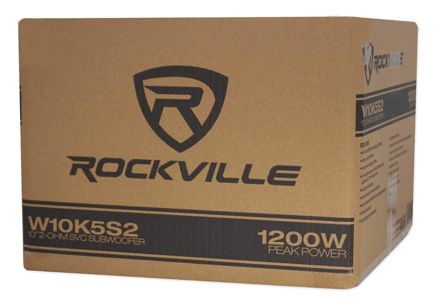 Rockville K5 W10K5S2 1200 Watt Subwoofer