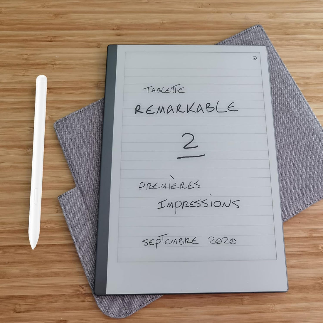 Marker Pen for Remarkable 2 Tablet Notebook, Stylus for Remarkable 2 Pen Replacement with Eraser Function, 4096 Pressure Levels, Pen for Remarkable 2 Digital Pen + 5 Tips/Nibs(Beige)
