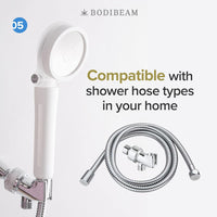 BODIBEAM Handheld Vitamin C Korean Shower Head Filter for Hard Water, Vitamin Shower Head, Shower Head with Filter, Soft Water Filter Shower Head, Easy Installation