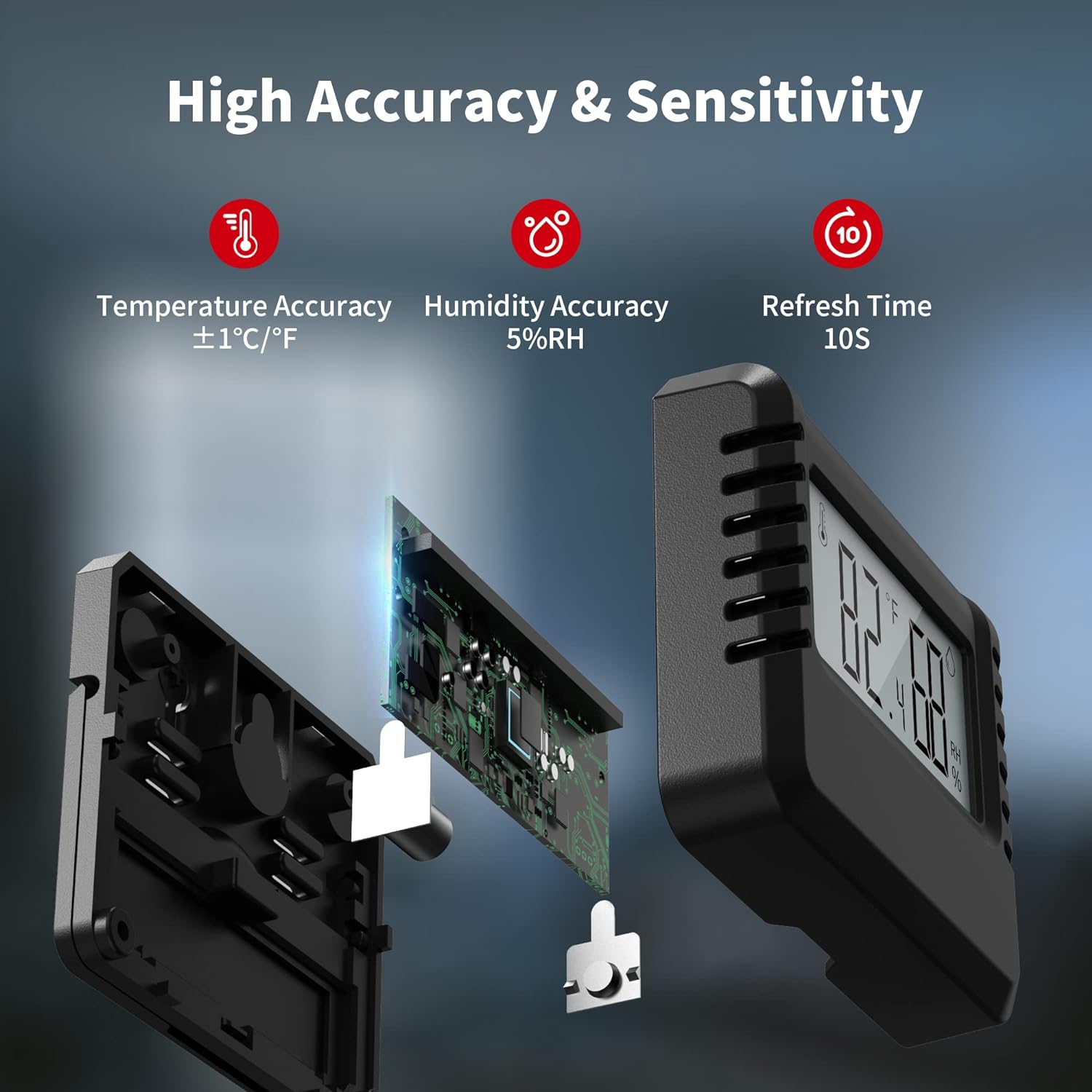 1pcs MC01 Indoor Thermometer