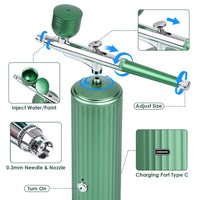 Rechargeable Cordless Airbrush kit with Compressor - ZYY-TWK-LS1