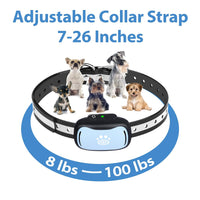 Pumila Dog Training Collar - Rechargeable Dog Shock Collar w/3 Modes, Beep, Vibration and Shock, Waterproof Pet Behaviour Training for Extra Small, Medium, Large Dogs (White)