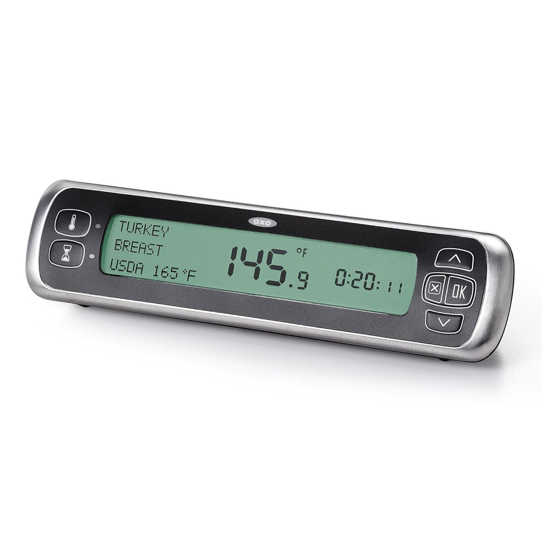 OXO Good Grips Chef's Precision Digital Leave-In Thermometer, Stainless Steel