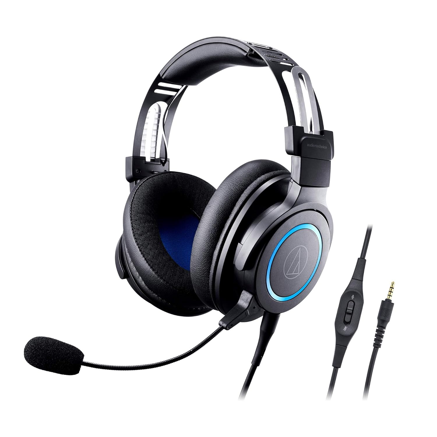 Audio-Technica ATH-G1 Premium Headset with Detachable Mic, 3.5mm TRRS Connector
